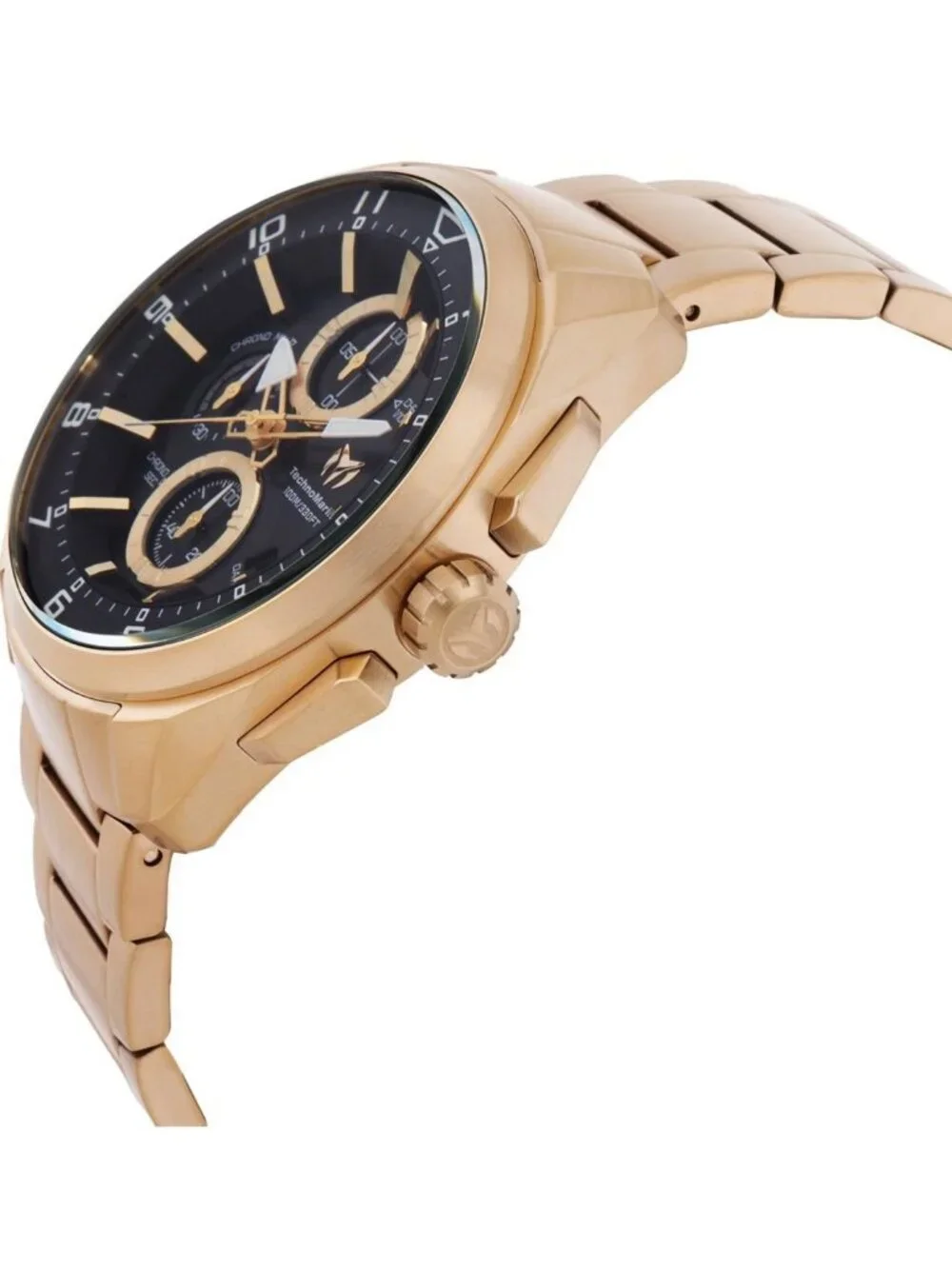 NWT Technomarine Ocean Chronograph Quartz Black Dial Men's Watch